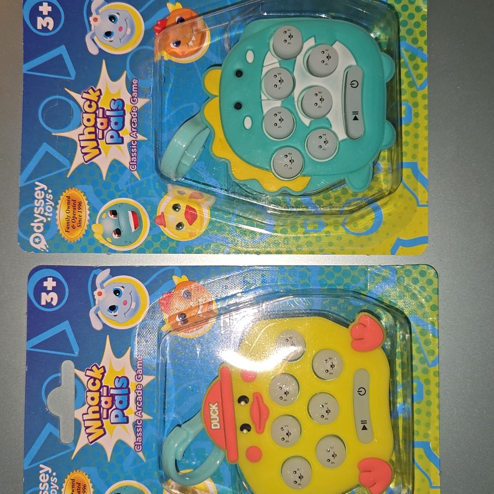 Pair Of Whack-A-Pal Toy/Key Chain